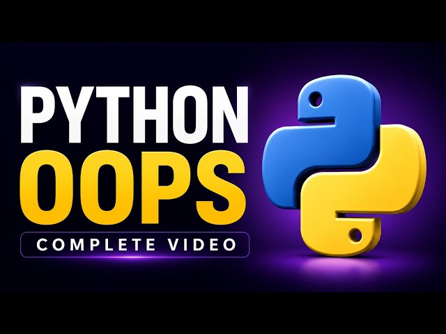 Python OOP Complete Course in Telugu  | Master Object-Oriented Programming