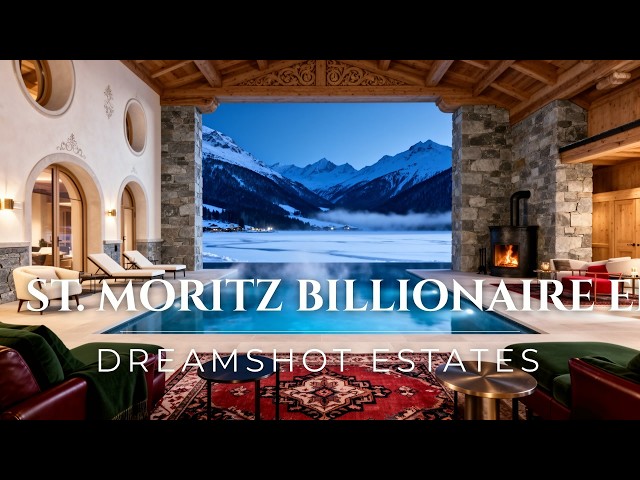 Inside Swiss Alps Chalet | St. Moritz Billionaire Winter Estate