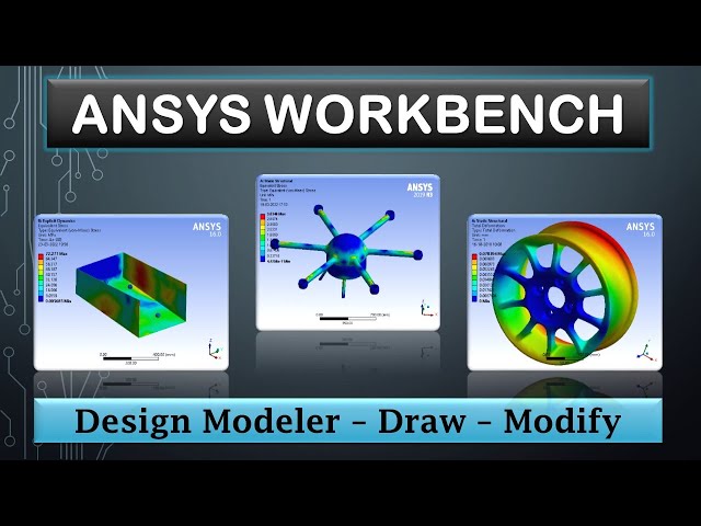 ANSYS Tutorials - Design Modeler, Draw, Modify tools - 2