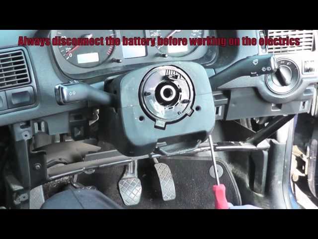 VW Golf Jetta Turn Signal Arm Removal Simple Easy Steps