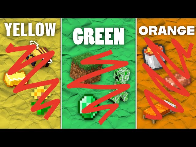 You CAN'T Touch These Colors In Minecraft! (Part 2)