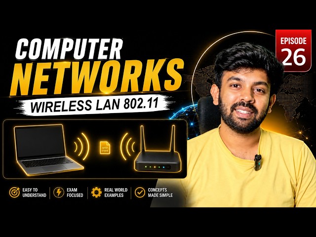 WLAN Wireless LAN 802.11 Wireless LAN Networking | Computer Networks - Ep 26 | code io - Tamil