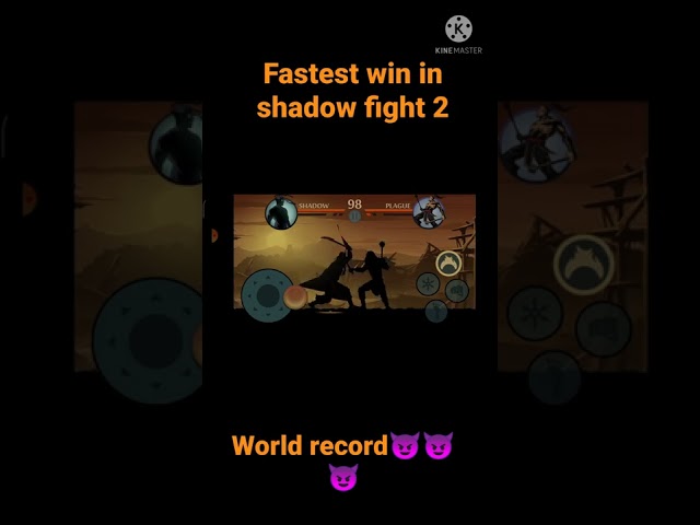 FASTEST WIN IN SHADOW FIGHT 2||WORLD RECORD#shorts #shortsviral