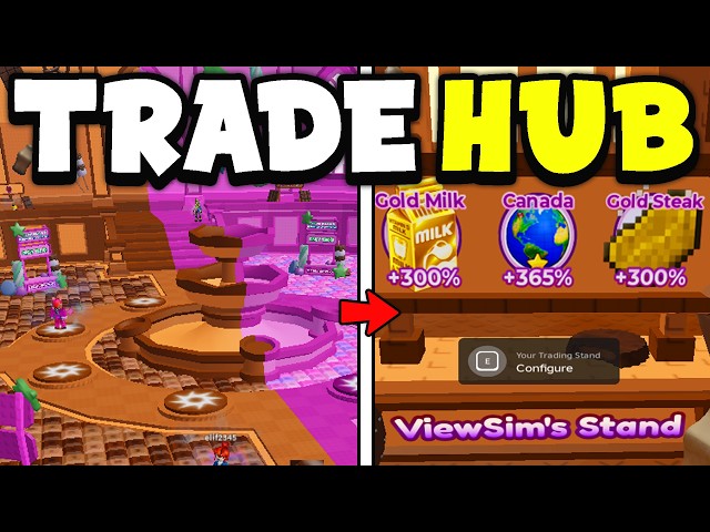 New TRADING PLAZA in +1 Speed Keyboard Escape Roblox