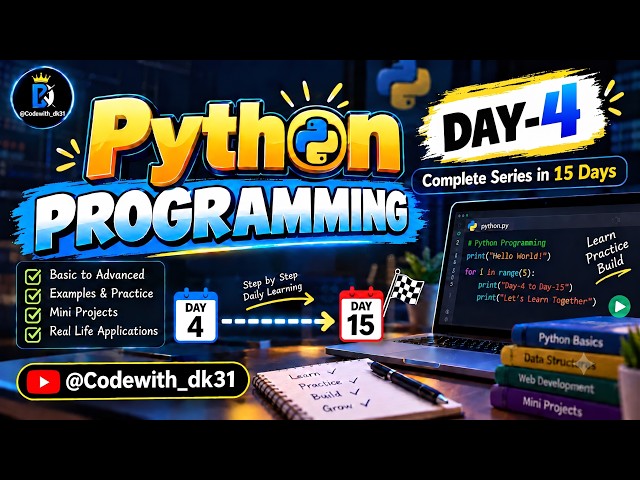 Day 4 Conditional Statement & Control Flow