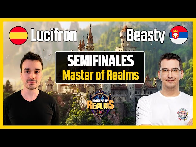 Lucifron VS Beasty #5 | SEMIFINALES del MASTER OF THE REALM | Age of Empires 4