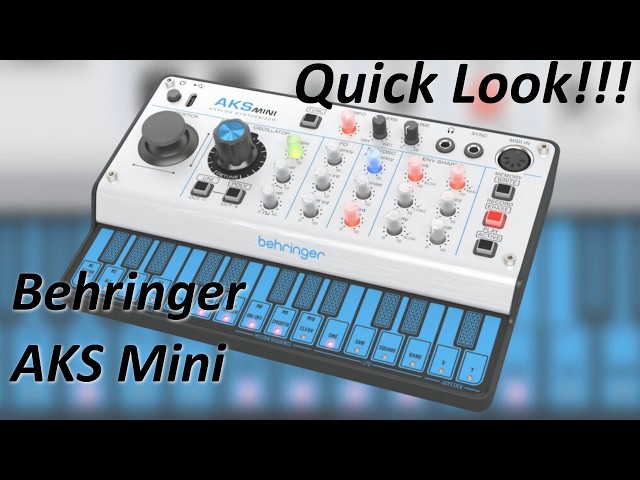 The New Behringer AKS Analog Synth, Quick Look/Overview