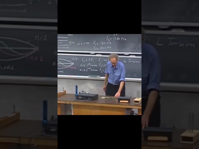 Walter Lewin explains resonance