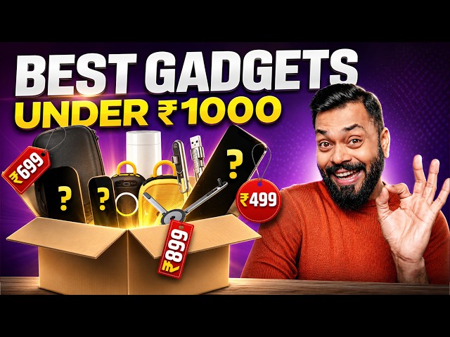 Amazon आणि Flipkart वरून मी घेतले हे 10 भन्नाट Gadgets! 😍 Best Gadgets Under ₹1000