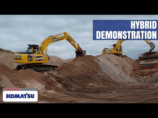 Live Demonstration of Komatsu Hybrid Excavators