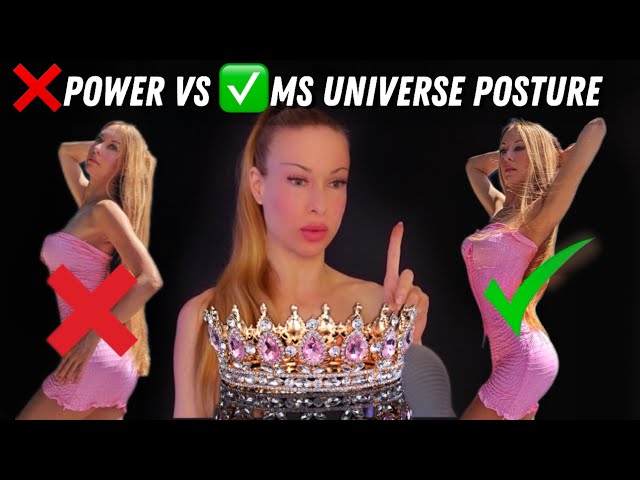 Enhance your Feminine Allure with a Ms Universe Posture 👑