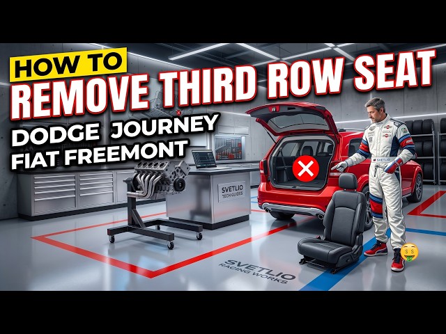 Dodge Journey / Fiat Freemont 3rd Row Seat Removal Step-by-Step Guide