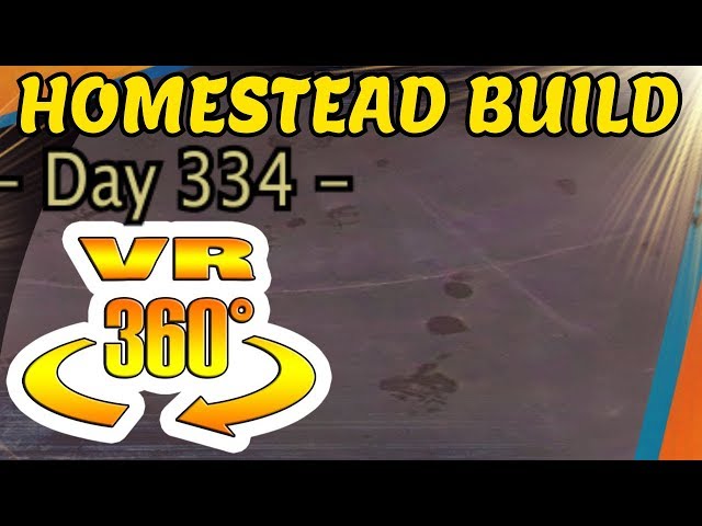 Homestead Building - Aftermath from Concrete Floor Pour