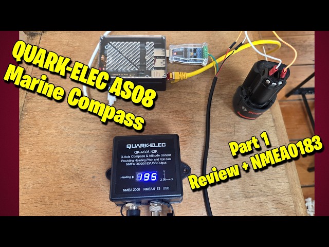 Marine compass QUARK-ELEC AS08-N2K - NMEA0183 with Raspberry PI/SignalK via RS422 converter