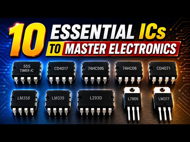 Every Popular IC Explained With Projects in 15 Minutes!