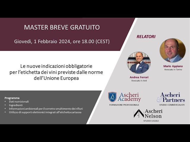 Le nuove indicazioni obbligatorie per l’etichetta dei vini previste dalle norme dell’Unione Europea