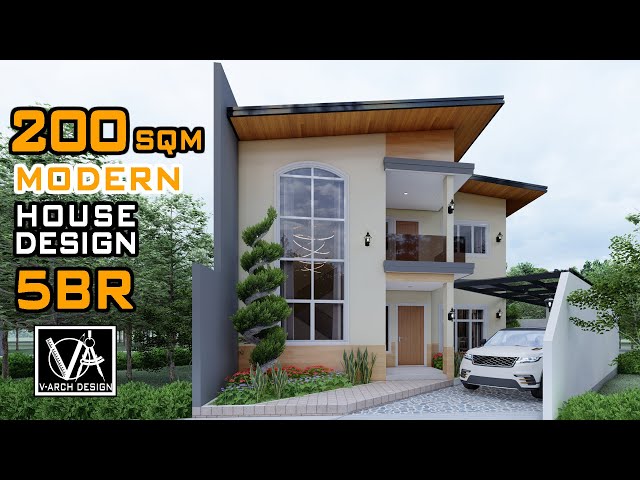 MODERN HOUSE DESIGN 200 SQM