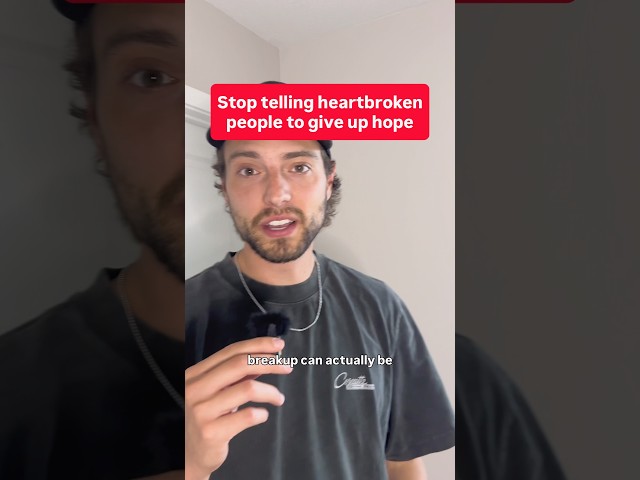 Don’t give up hope after heartbreak