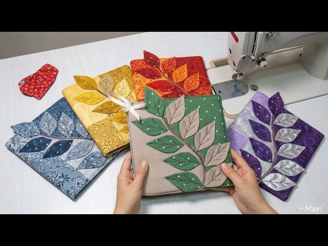 THIS Clever Sewing Trick makes perfect Autumn Applique! 🤯🤯 (Pot Holder Tutorial)