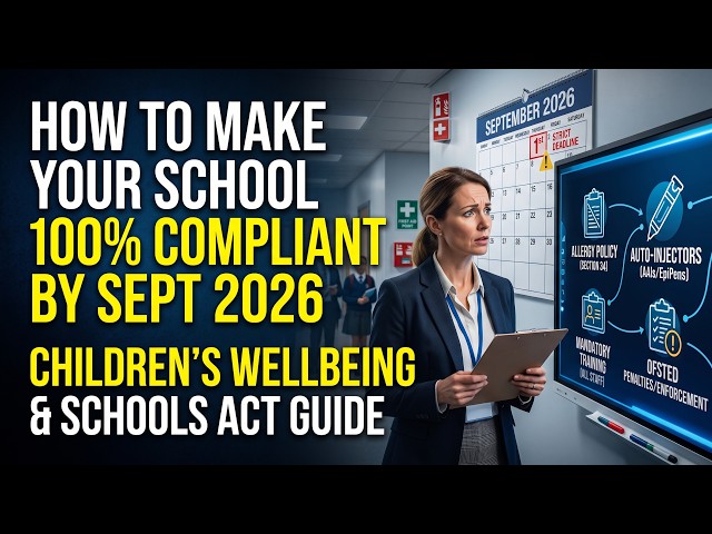 How to Make Your School 100% Compliant by September 2026: Children’s Wellbeing & Schools Act Guide