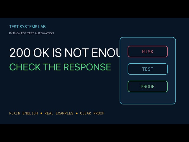 API Testing with Python Requests — Beyond Status Codes