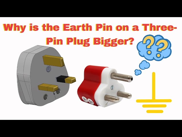 Why is the Earth Pin on a Three-Pin Plug Bigger?