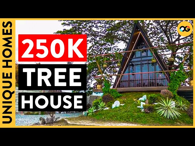 Step Inside This P250-K Tiny Treehouse Laying Out Old & New Designs | Unique Homes | OG