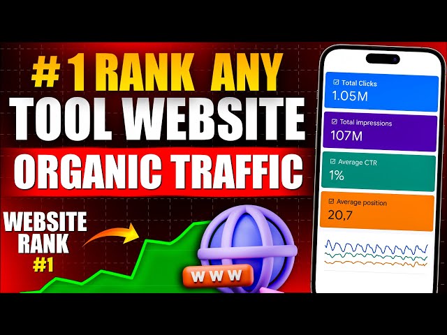How to Rank Your Tool Website on Google And Get Free Organic Traffic | FREE WEBSITE Traffic Tricks