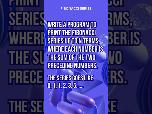 Fibonacci Series Python Tutorial | Must Know Coding Interview Question 🔥 #shorts