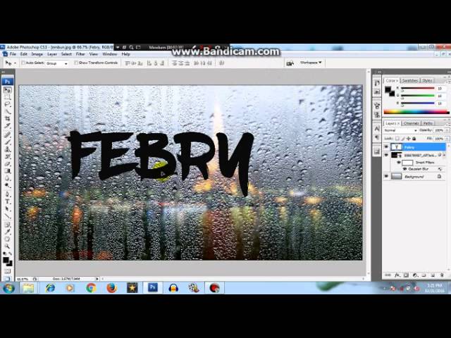 Tutorial : Membuat Embun dengan Photoshop