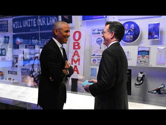 The Late Show with Stephen Colbert and President Obama | Live at the Obama Presidential Center