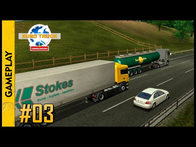 EURO TRUCK Simulator (Newcastle x London x Newcastle)(Gameplay) #03