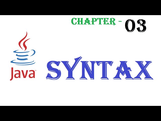 Java Tutorial - Java Syntax - w3Schools -Ch#03   Urdu/Hindi
