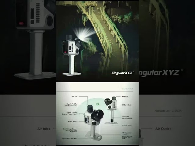H1 Handheld 3D laser #SingularXYZ #3dlaser #gnss #survey #underground #mining #surveygoteasier