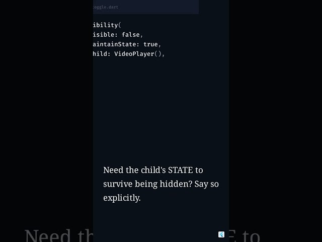 Visibility Skips the Build by Default
