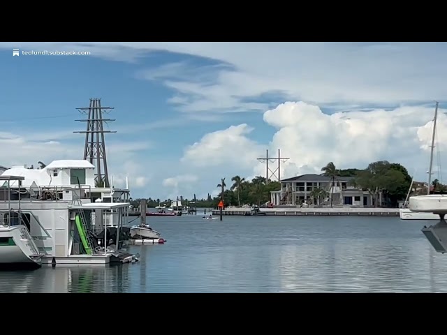 BREAKING: Sailboat Strikes Power Lines Near Garrison Bight, Boat Access Temporarily Blocked