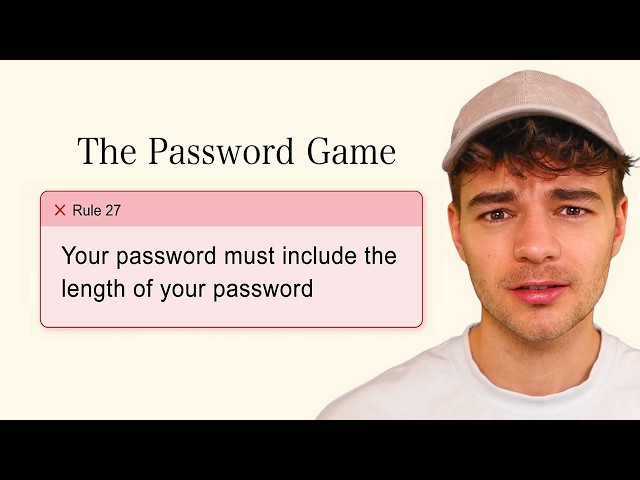 Can I Beat The Password Game?