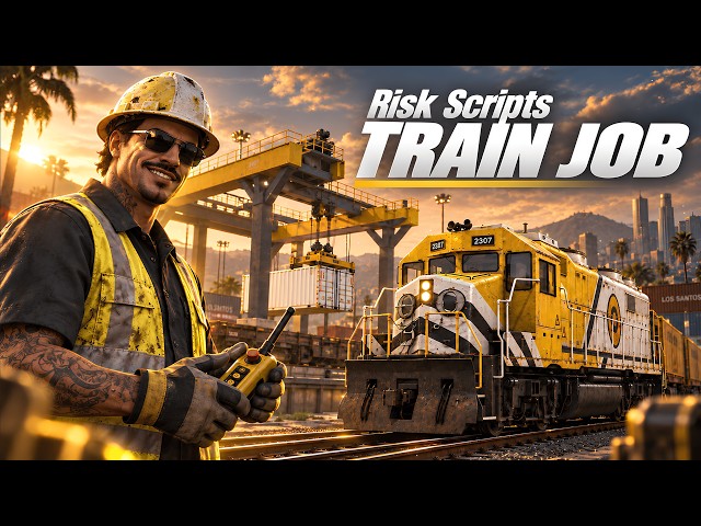 This FiveM Train Job Script is INSANE! | Route Builder, Crane Stations, Random Routes & Levels