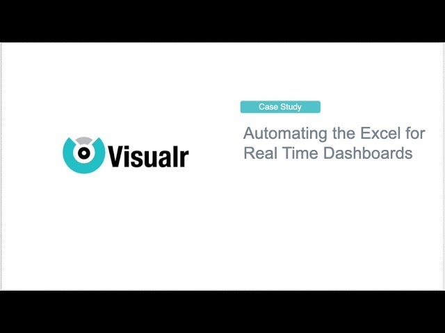 Visualr Excel Automation