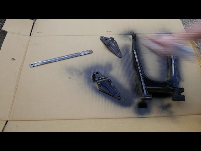 1972 CB350 Build Pt. 4 - Frame Painting