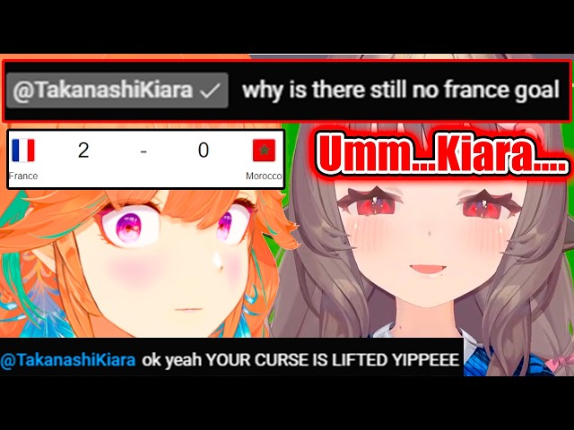 Kiara Called Out Essie During Her France vs Morocco Watchalong