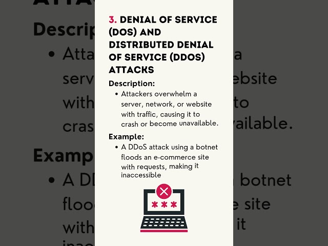 6 Common Types of Cyber Attacks #clarusway