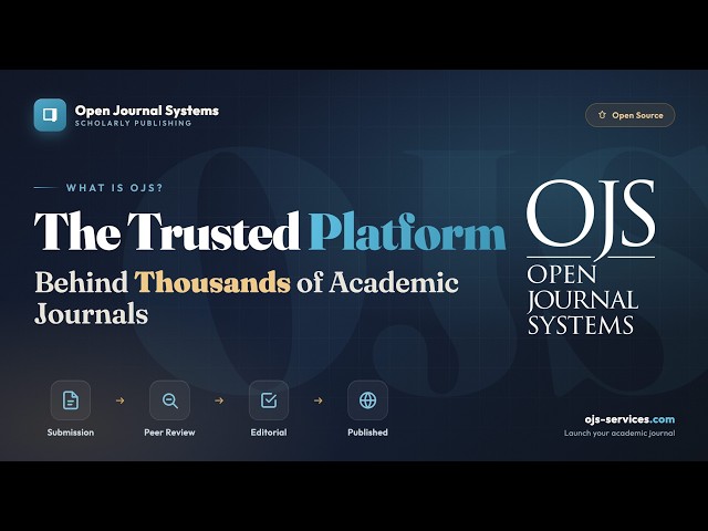 What is OJS? The Trusted Platform Behind Thousands of Academic Journals