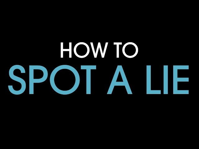 The 7 magic words that help reveal a lie