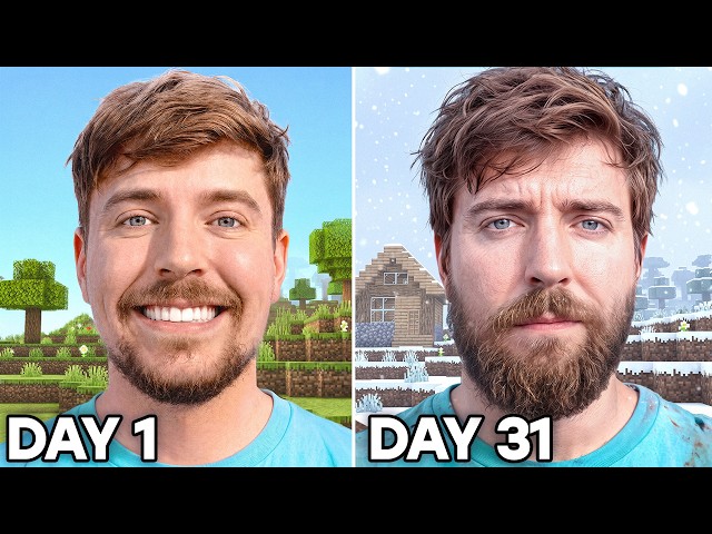$10,000 Every Day You Survive In Minecraft