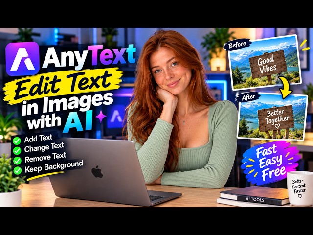 AnyText : Generate & Edit Text in Images Locally | Full Installation Tutorial