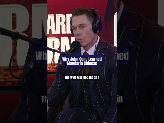 Why John Cena Learned Mandarin Chinese (2024)