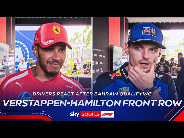 Verstappen and Hamilton are BACK on the front row together for the first time since 2023! 🤯