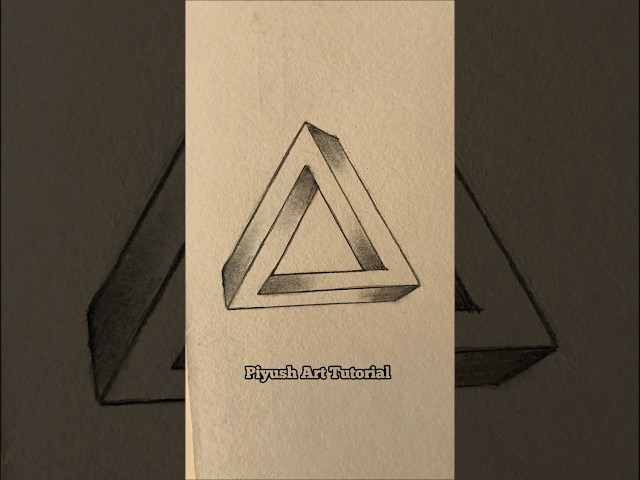 draw 3D shape #3dart #drawing #art #sketch #pancilsketch