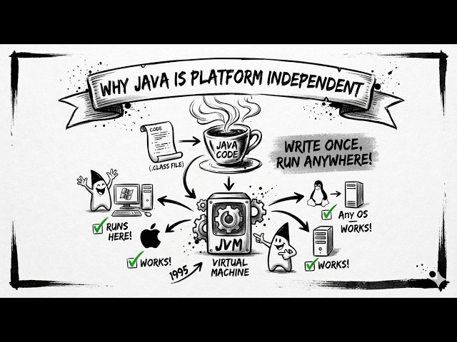 🚀 The REAL Reason Java Runs Anywhere (What C Got Wrong!)